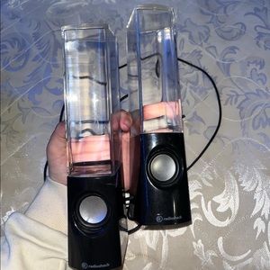 Colorful LED dancing light show waterspeakers